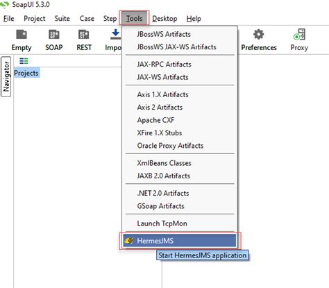 Setup HermesJMS to browse JMS queues/topics on 